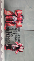 Dr. Pepper with Bow Decal