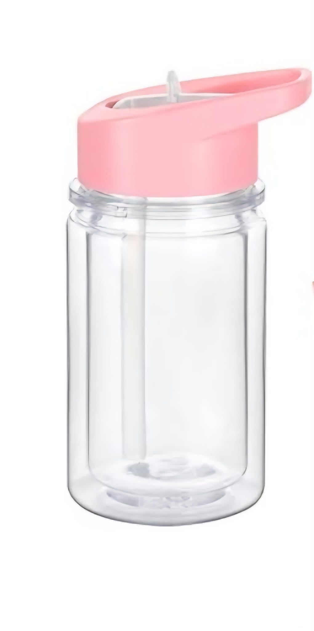 kids 10 oz plastic Transparent Snow Globe Tumbler