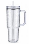 Acrylic Transparent 40 oz Snow Globe Tumbler